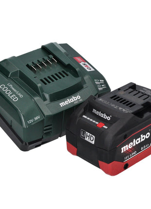 Metabo KH 18 LTX BL 24 Marteau perforateur sans fil 18 V 2,2 J SDS Plus Brushless + 1x batterie 8,0 Ah + chargeur + metaBOX