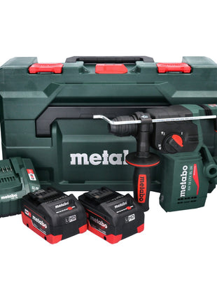 Metabo KH 18 LTX BL 24 marteau perforateur sans fil 18 V 2,2 J SDS Plus Brushless + 2x batterie 8,0 Ah + chargeur + metaBOX