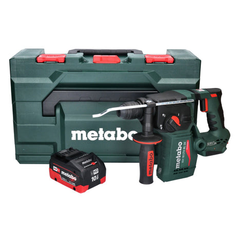 Metabo KH 18 LTX BL 24 Akku Bohrhammer 18 V 2,2 J SDS Plus Brushless + 1x Akku 10,0 Ah + metaBOX - ohne Ladegerät