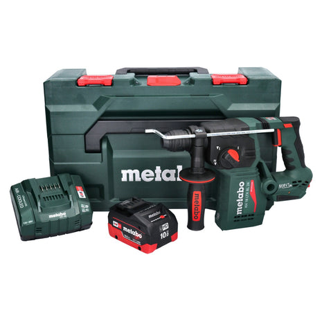 Metabo KH 18 LTX BL 24 taladro percutor a batería 18 V 2,2 J SDS Plus Brushless + 1x batería 10,0 Ah + cargador + metaBOX