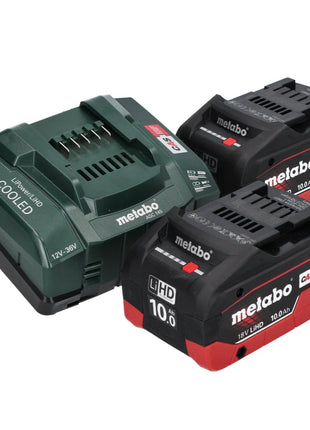 Metabo KH 18 LTX BL 24 Marteau perforateur sans fil 18 V 2,2 J SDS Plus Brushless + 2x batterie 10,0 Ah + chargeur + metaBOX