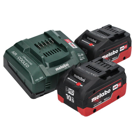Metabo KH 18 LTX BL 24 Marteau perforateur sans fil 18 V 2,2 J SDS Plus Brushless + 2x batterie 10,0 Ah + chargeur + metaBOX