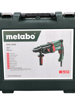 Metabo KHE 2445 Kombihammer 800 W 2,4 J SDS plus + 5 tlg. Hammerbohrer Set + Koffer - Toolbrothers