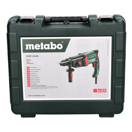 Metabo KHE 2445 Kombihammer 800 W 2,4 J SDS plus + 5 tlg. Hammerbohrer Set + Koffer - Toolbrothers