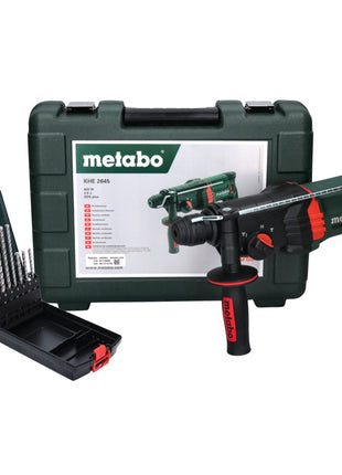 Marteau combiné Metabo KHE 2645 850 W 2,9 J SDS plus + jeu de 7 forets + coffret