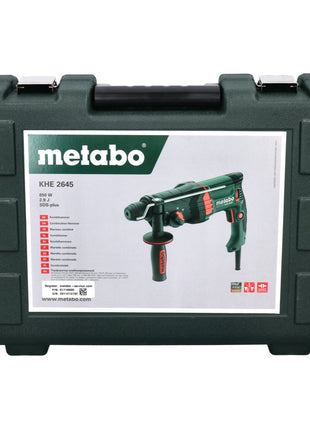 Metabo KHE 2645 Kombihammer 850 W 2,9 J SDS plus + 7 tlg. Bohrer Set + Koffer