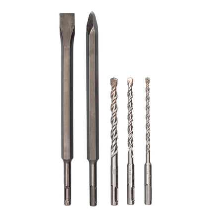 Metabo KH 18 LTX 24 Akku Kombihammer 18 V 2,1 J SDS plus + 5 tlg. Bohrer Meißel Set + metaBOX - ohne Akku, ohne Ladegerät - Toolbrothers