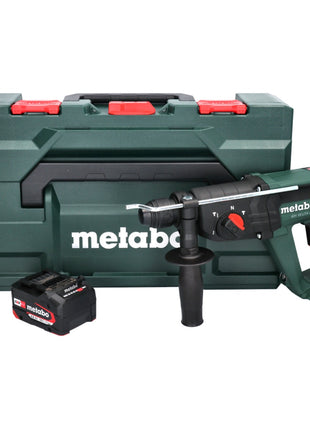 Metabo KH 18 LTX 24 Marteau perforateur burineur sans fil 18 V 2,1 J SDS plus + 1x Batterie 4,0 Ah + metaBOX - ohne Ladegert