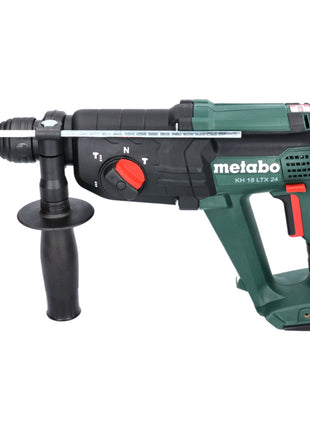 Metabo KH 18 LTX 24 Marteau perforateur burineur sans fil 18 V 2,1 J SDS plus + 1x Batterie 4,0 Ah + metaBOX - ohne Ladegert