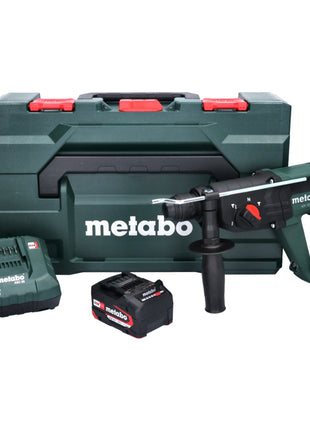 Metabo KH 18 LTX 24 Marteau perforateur burineur sans fil 18 V 2,1 J SDS plus + 1x Batterie 4,0 Ah + Ladegert + metaBOX