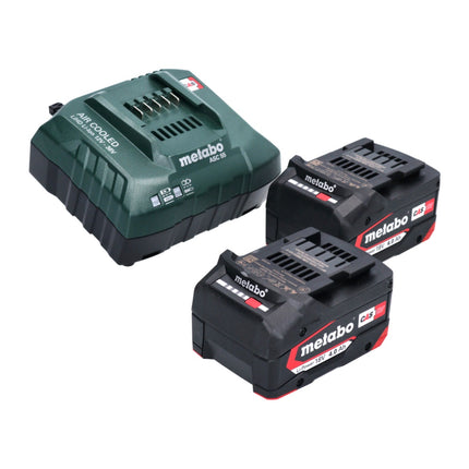 Metabo KH 18 LTX 24 Marteau combiné sans fil 18 V 2,1 J SDS plus + 2x batterie 4,0 Ah + chargeur + metaBOX ( 601712510 )