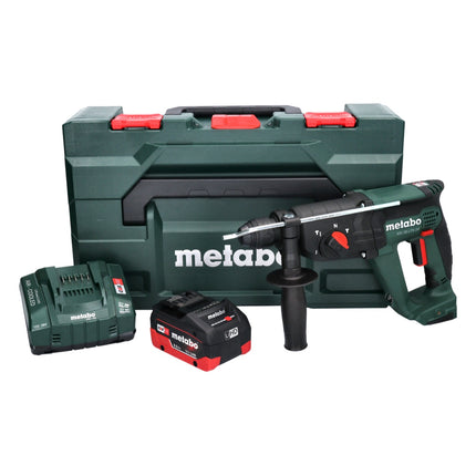 Metabo KH 18 LTX 24 Marteau combiné sans fil 18 V 2,1 J SDS plus + 1x batterie 8,0 Ah + chargeur + metaBOX