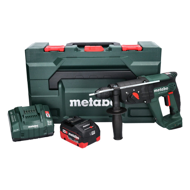 Metabo KH 18 LTX 24 Marteau combiné sans fil 18 V 2,1 J SDS plus + 1x batterie 8,0 Ah + chargeur + metaBOX