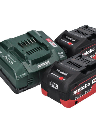 Metabo KH 18 LTX 24 Marteau perforateur burineur sans fil 18 V 2,1 J SDS plus + 2x Batterie 4,0 Ah + Ladegert + metaBOX