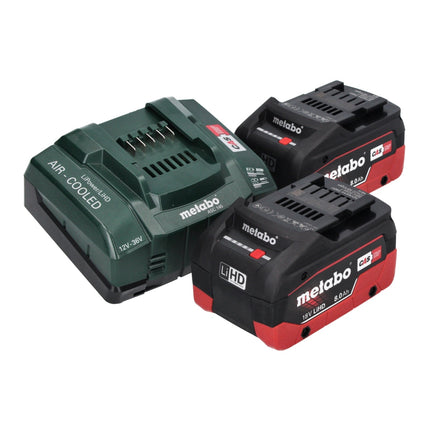 Metabo KH 18 LTX 24 Marteau combiné sans fil 18 V 2,1 J SDS plus + 2x batterie 8,0 Ah + chargeur + metaBOX