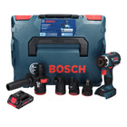 Bosch GSR 18V-60 FC Professional Akku Bohrschrauber 18 V 60 Nm Brushless + 1x ProCORE Akku 4,0 Ah + Aufsätze + L-Boxx - ohne Ladegerät - Toolbrothers