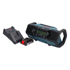 Bosch GPB 18V-2 SC Radio de chantier professionnelle sur batterie 18 V DAB+ Bluetooth AUX + 1x batterie 2,0 Ah + chargeur