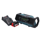 Bosch GPB 18V-2 SC Radio de obra con batería profesional 18 V DAB+ Bluetooth AUX + 1x batería 5,0 Ah + cargador