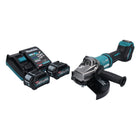 Makita GA 038 GD2 Meuleuse d'angle sans fil 40 V max. 230 mm Brushless XGT + 2x batterie 2,5 Ah + chargeur
