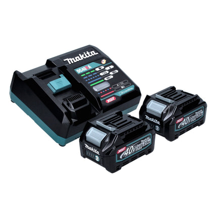 Makita GA 038 GD2 Meuleuse d'angle sans fil 40 V max. 230 mm Brushless XGT + 2x batterie 2,5 Ah + chargeur