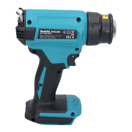 Makita DHG 180 A1 Pistolet air chaud sans fil 18 V 550 C + 1x batterie rechargeable 2,0 Ah - sans kit chargeur