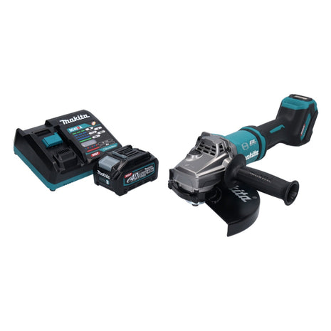 Amoladora angular a batería Makita GA 038 GM1 40 V máx. 230 mm sin escobillas XGT + 1x batería 4,0 Ah + cargador