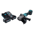 Makita GA 038 GM2 Meuleuse d'angle sans fil 40 V max. 230 mm Brushless XGT + 2x batterie 4,0 Ah + chargeur