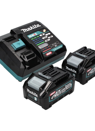 Meuleuse d'angle sur batterie Makita GA 038 GM2 40 V max. 230 mm sans balais XGT + 2x batteries 4,0 Ah + chargeur