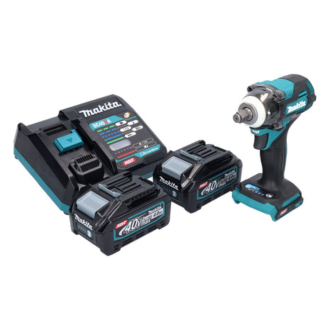 Makita TW 004 GM2 Akumulatorowy klucz udarowy 40 V maks. 1/2" 350 Nm XGT Bezszczotkowy + 2x akumulator 4,0 Ah + ładowarka