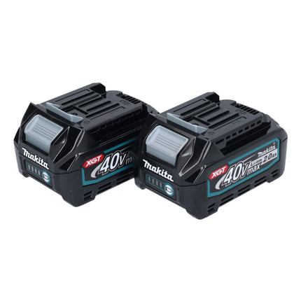 Jeu de batteries Makita 2x batterie Li-Ion BL 4020 40 V max. 2,0 Ah XGT (2x 191L29-0) classe de protection IP64 avec affichage LED