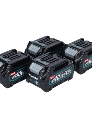 Jeu de batteries Makita 4x batterie Li-Ion BL 4020 40 V max. 2,0 Ah XGT (4x 191L29-0) classe de protection IP64 avec affichage LED