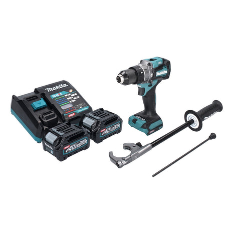 Perceuse à percussion sans fil Makita HP 001 GA2 40 V max. 140 Nm XGT Brushless + 2x batteries 2,0 Ah + chargeur