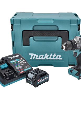 Perceuse à percussion sur batterie Makita HP 001 GA101 40 V max. 140 Nm XGT Brushless + 1x batterie 2,0 Ah + chargeur + Makpac