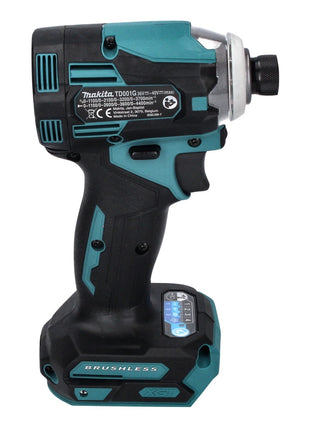 Clé à chocs sans fil Makita TD 001 GA1 40 V max. 220 Nm 1/4" XGT Brushless + 1x batterie 2,0 Ah - sans chargeur