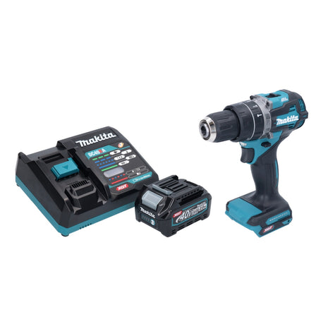 Taladro percutor inalámbrico Makita HP 002 GA1 40 V máx. 64 Nm sin escobillas + 1x batería 2,0 Ah + cargador