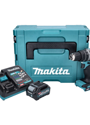 Perceuse à percussion sur batterie Makita HP 002 GA101 40 V max. 64 Nm sans balais + 1x batterie 2,0 Ah + chargeur + Makpac