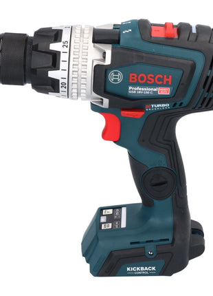 Bosch GSB 18V-150 C Professional Perceuse-visseuse à percussion sans fil Biturbo Brushless 18 V 150 Nm (06019J5102) + L-Boxx - sans batterie, sans chargeur