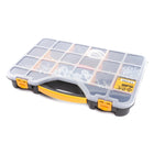 Forte Tools ORG-24 Coffret à outils en 51x35x7 cm, boîte de rangement, organisateur avec 18 compartiments différents, amovible, boîte solide, couvercle anti-rayures (000051144820)