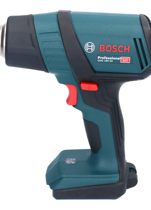 Bosch GHG 18V-50 Professional Pistolet à air chaud sans fil 18 V 300° C / 500° C + 2x Batteries ProCORE 8,0 Ah + Chargeur + L-Boxx