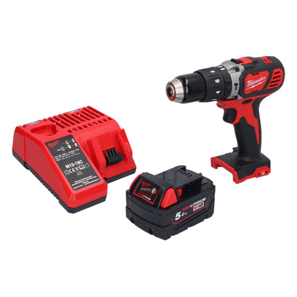 Milwaukee M18 BPD-501 Perceuse à percussion sans fil 60Nm 18V + 1x Batterie 5,0Ah + Chargeur