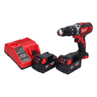 Milwaukee M18 BPD-502 Perceuse à percussion sans fil 60Nm 18V + 2x Batteries 5,0Ah + Chargeur