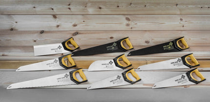 FORTE Tools Scie égoïne 60cm Premium, Scie à main avec poignée ergonomique en caoutchouc, Scie pour bois, stratifiés, etc., avec denture spéciale de groupe Made in Sweden (000051083427)
