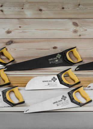 FORTE Tools Fuchsschwanz 40 cm 7 TPI Premium Säge, klassische Handsäge mit ergonomischem Gummigriff, Säge für Holz, Kunststoff, etc., mit durchgehender Verzahnung Made in Sweden ( 000051083443 ) - Toolbrothers