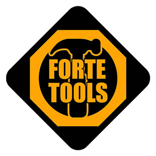 FORTE TOOLS Marteau de serrurier avec manche en bois, poids de la tête 100 g, marteau avec manche en bois, outil premium, forgé, double clavette annulaire, tête laquée (000051151020)