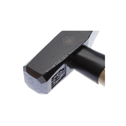FORTE TOOLS Marteau de serrurier - poids de la tête 200g - Manche en bois - Outil premium, forgé - Double clavette annulaire- Tête laquée (000051151023)