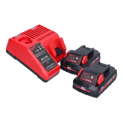 Milwaukee M18 BPD-302C Perceuse à percussion sans fil 60Nm 18V + 2x Batteries 3,0Ah + Chargeur + Coffret
