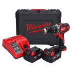 Milwaukee M18 BPD-402C Perceuse à percussion sans fil 60Nm 18V (4933443518) + 2x Batteries 4,0Ah + Chargeur + Coffret