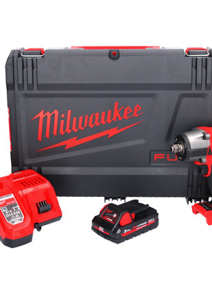 Milwaukee M18 FMTIW2F12-301X Clé à choc sans fil 18 V 745 Nm 1/2'' Brushless + 1x batterie 3,0 Ah + chargeur + HD Box