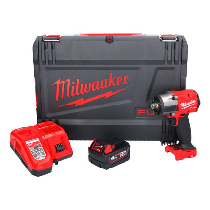 Milwaukee M18 FMTIW2F12-401X Clé à choc sans fil 18 V 745 Nm 1/2" Brushless + 1x batterie 4,0 Ah + chargeur + HD Box