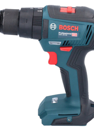 Bosch Professional GSB 18V-55 Perceuse-visseuse à percussion sans fil 55Nm 18V Brushless + 1x Batterie 2,0Ah + chargeur + Coffret L-Boxx